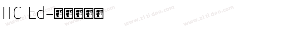ITC Ed字体转换